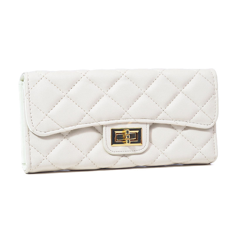 Women's Korean Online Classic Style Rhombus Long Zipper Simple Ladies Wallets