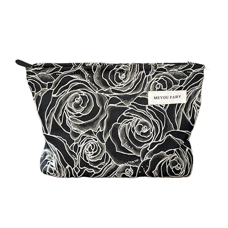 Women's French Classic Style Large Capacity Good-looking Buggy Cosmetic Bags