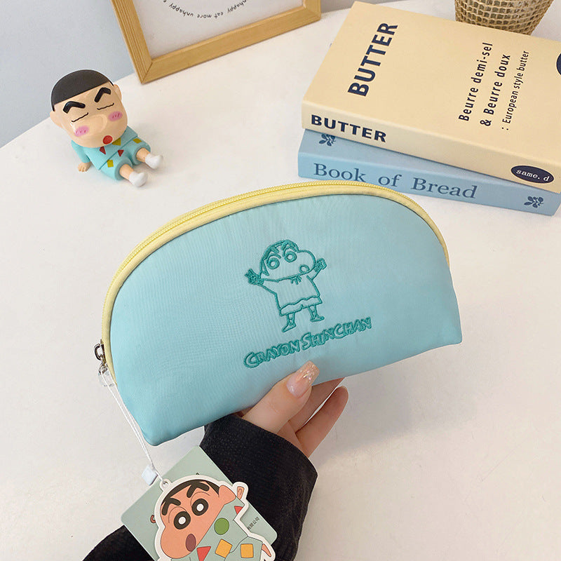 Fashion Simple Hand-held Shell Large Capacity Good-looking Makeup Bag