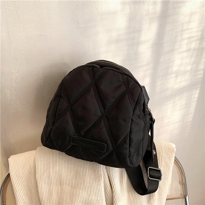 Women's Capacity Western Style Rhombus Shell Wide Shoulder Bags