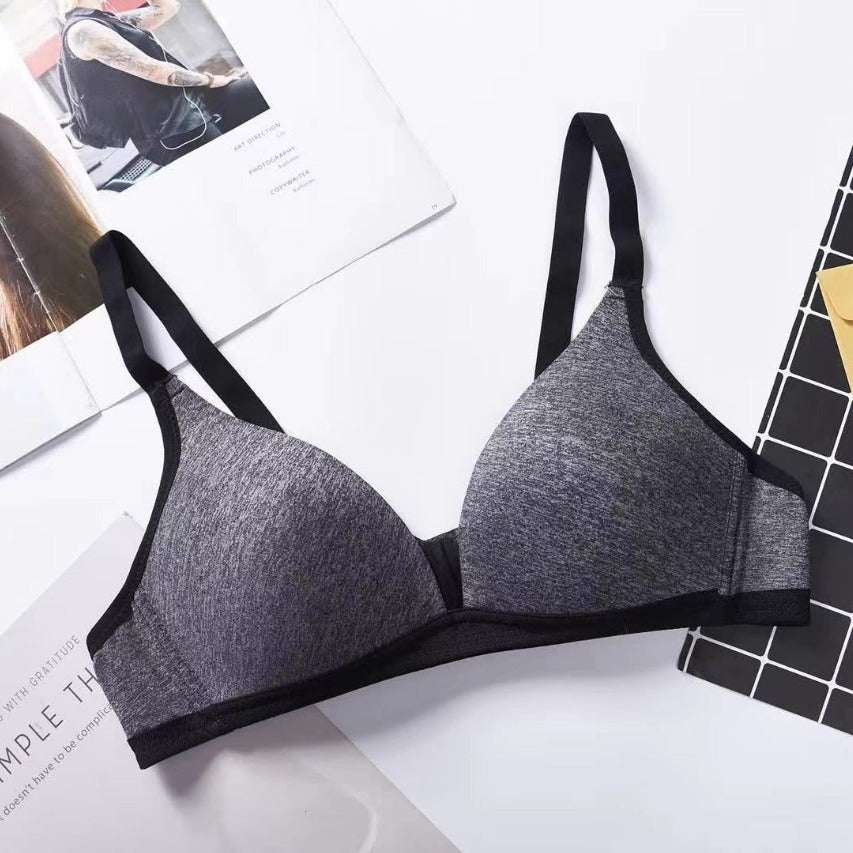 Soft Cotton Thin Underwear Light Double Everyday Bras
