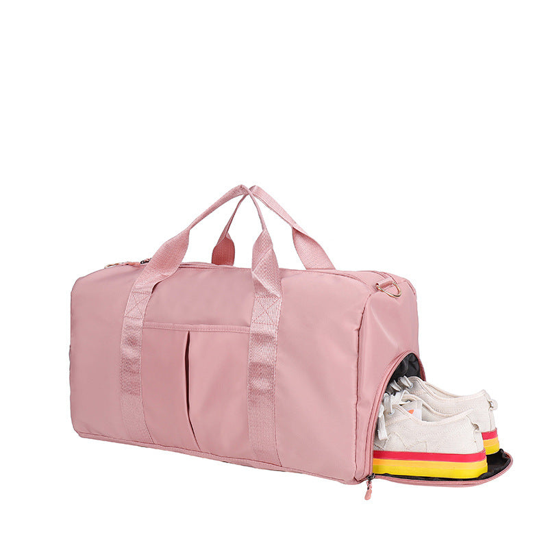 Women's Dry Separation Shoe Position Portable Large Travel Bags