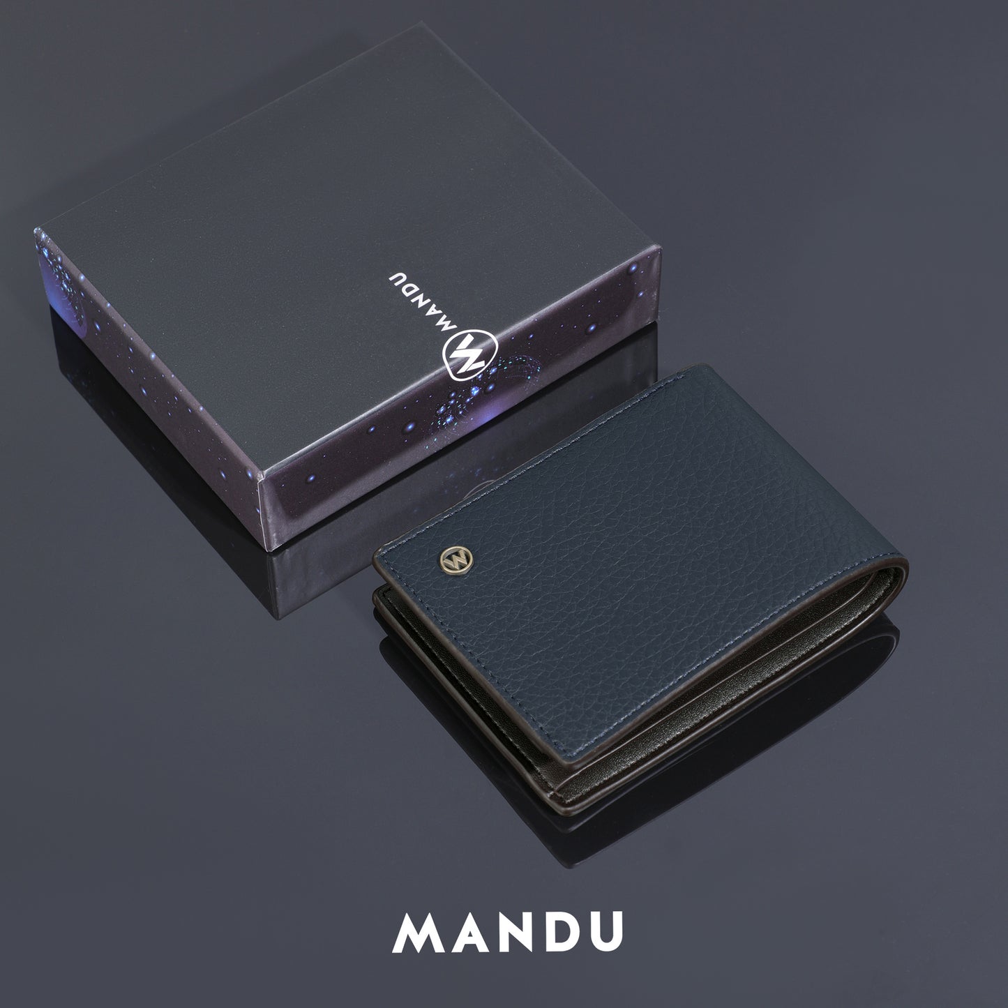 Men's Popular Fashion Litchi Pattern Business Men's Wallets