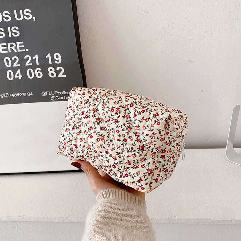 Broken Flower Cloth Cosmetics Storage Portable Bags