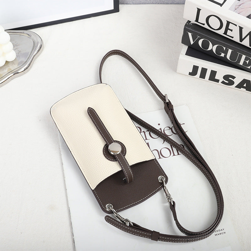 Genuine Leather Lightweight Summer Exquisite Mini Phone Bags