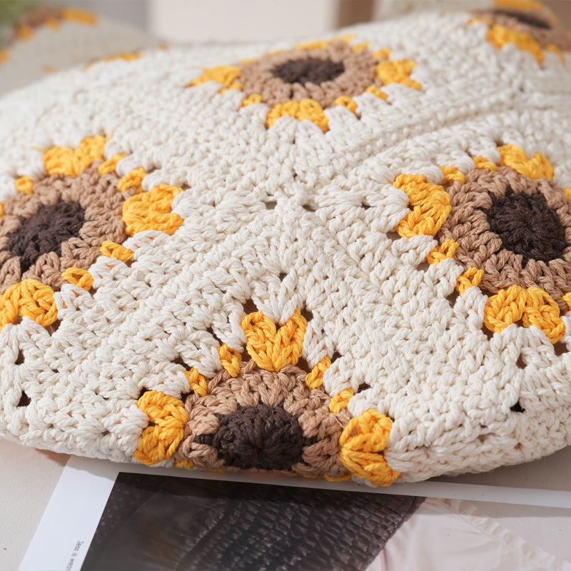 Women's Artistic Woven Mori Leisure Handmade Crochet Underarm Vacation Style Bags