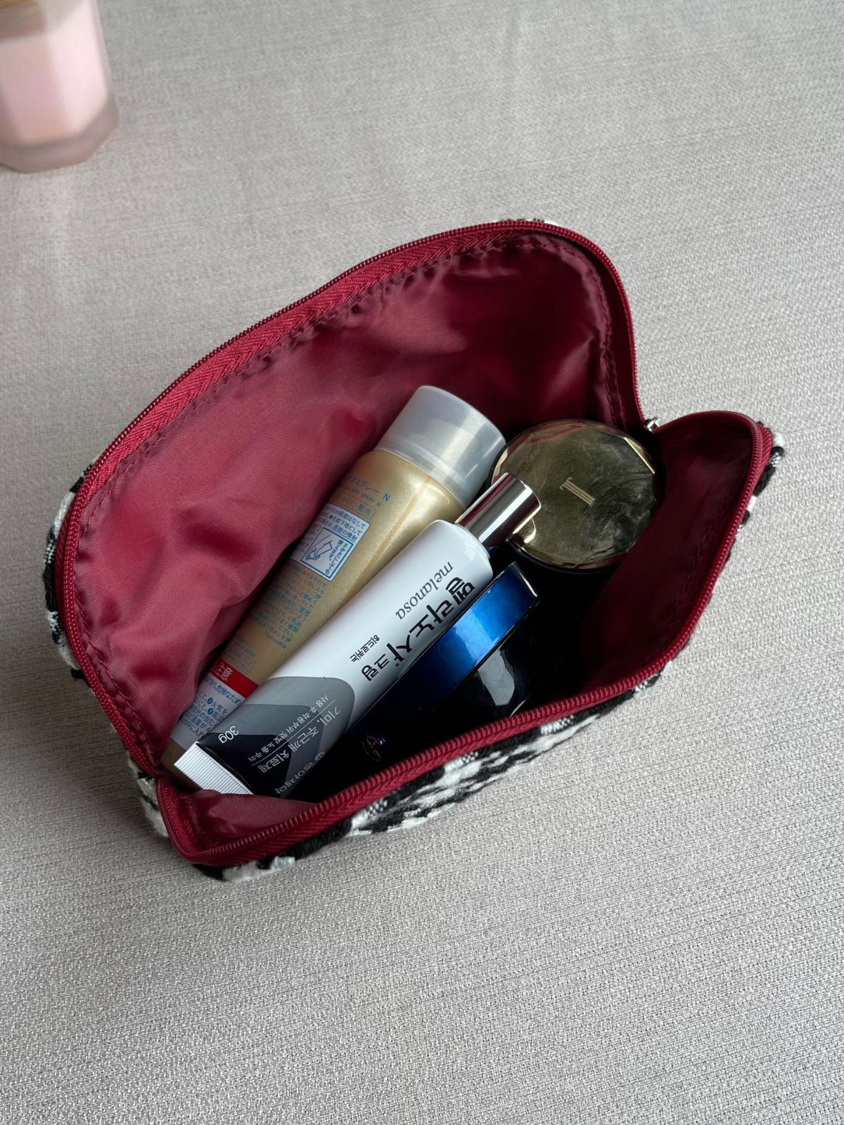 Gift Woven Portable Makeup Storage Organizing Cosmetic Bags