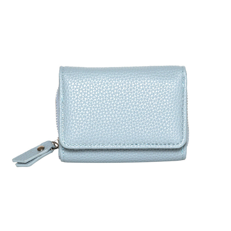 Women's Leather Tactile Feel Mini Short Large Ladies Wallets