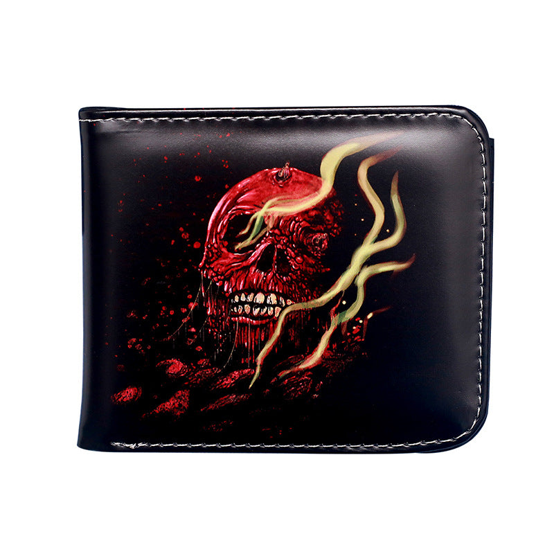 Skull Short Zipper Cartoon Anime To Coin Purses