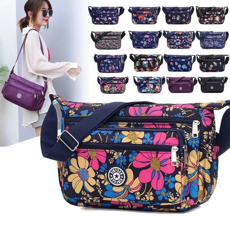 Women's Floral Cloth Stall Night Market Large Crossbody Bags