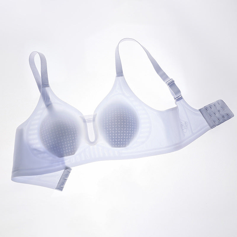 Support Jelly Glue Seamless Underwear Female Summer Bras