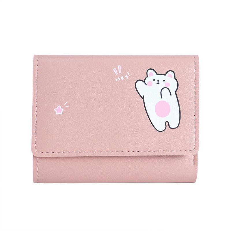 Women's Comfortable Korean Short Simple Clutch Ladies Wallets