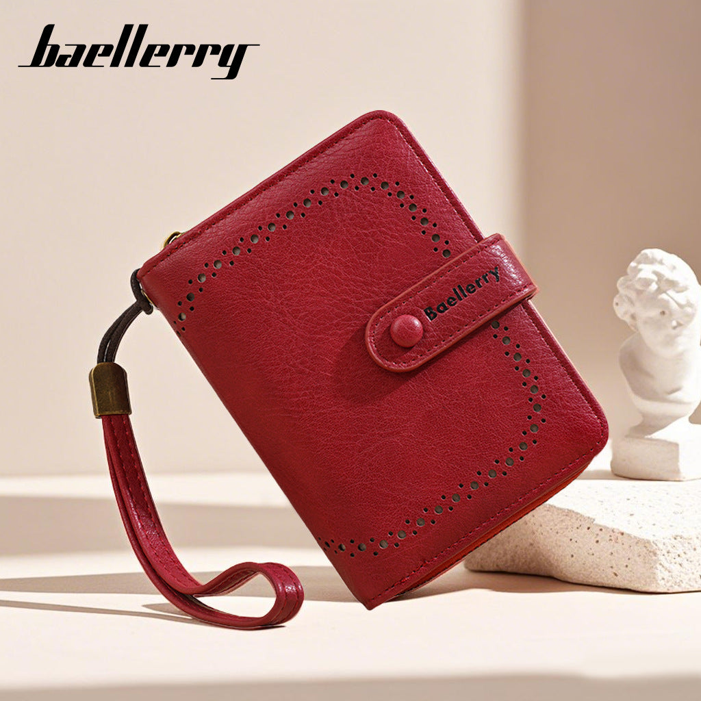 Women's High-grade Retro Organ Style Fashion Zip Ladies Wallet