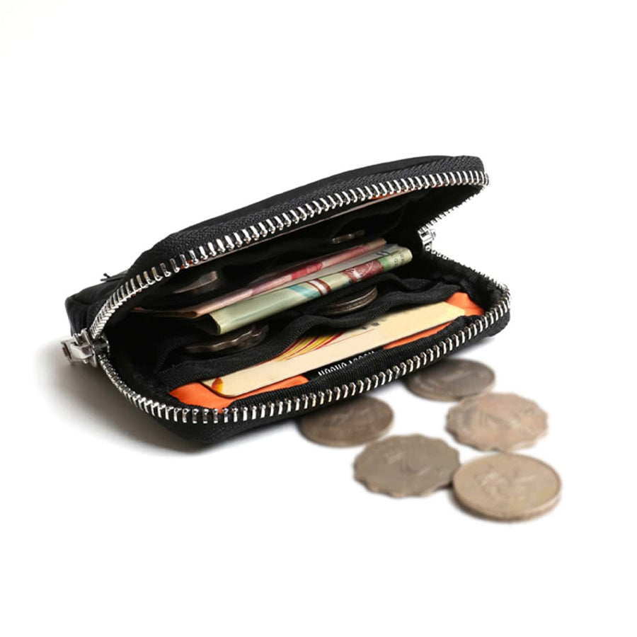 Simple Compact Hand-held Swiping Mini Storage Coin Purses