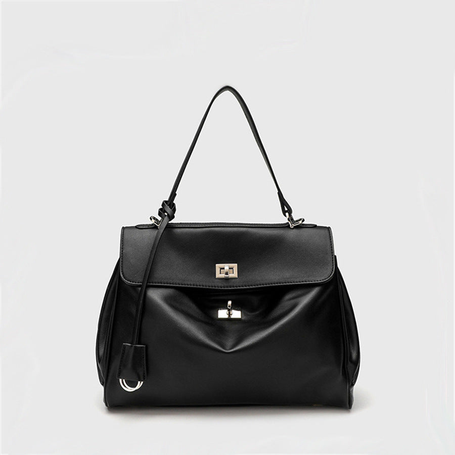 Women's Leather Tactile Feel Large Capacity Totes High-grade Underarm Bags