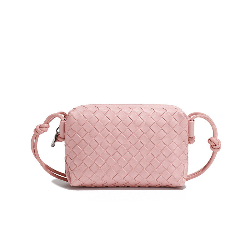 Women's Creative Hand Weaving Fashion Fashionable Boston Women's Messenger Bag