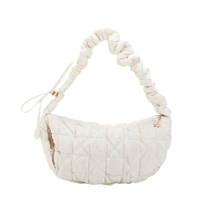 Women's Cloud Female Personality Embroidered Fashion Dumplings Bags