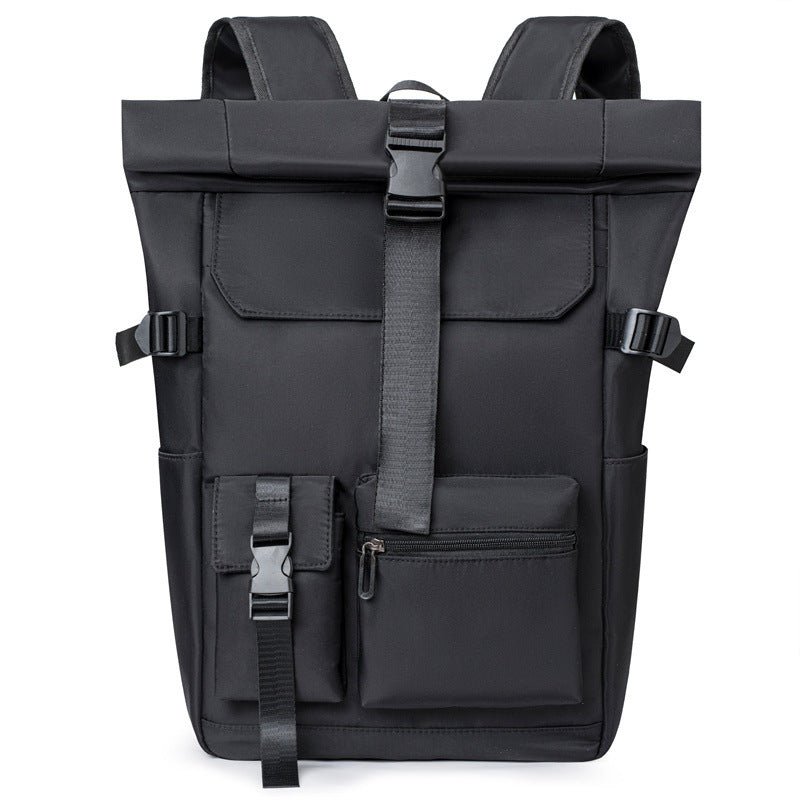 Men's Cover Simple Fashion Curved Edge Top Backpacks