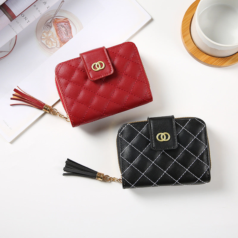 Women's Support Ciphertext Chain Korean Style Large Capacity Tassel Bags