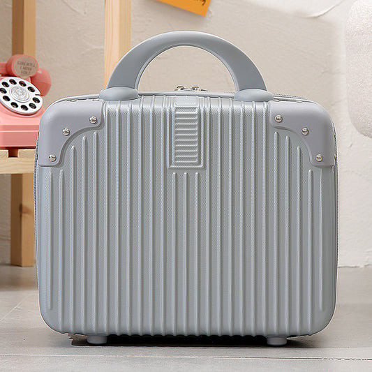 Fashionable Good-looking Gift Lightweight Storage Sapphire Blue Luggage
