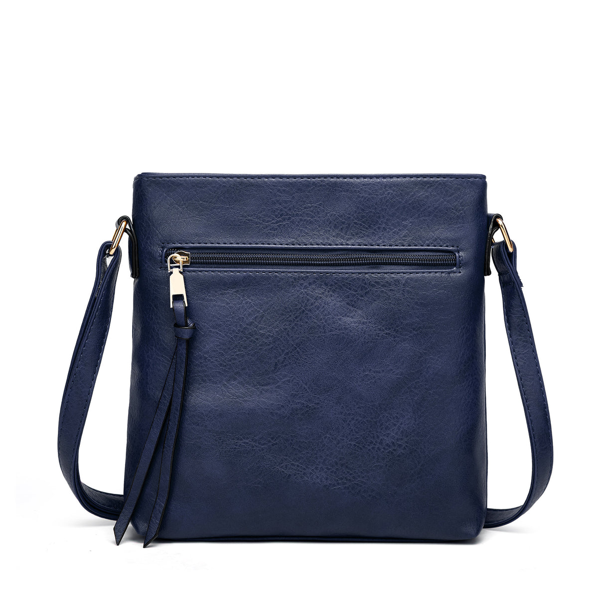 Women's Autumn Retro Style Tassel Double Zipper Bags