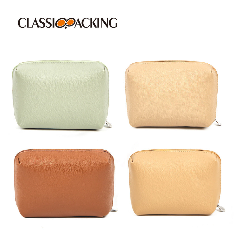 Light Color Hand-held Storage Waterproof Wash Can Be Makeup Bag