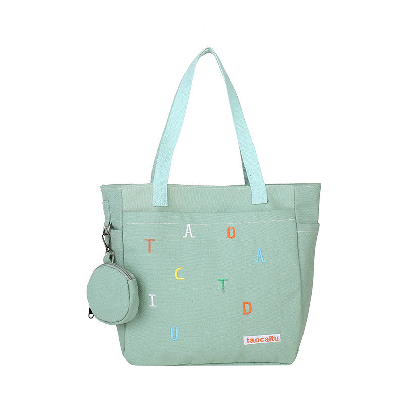 Large Capacity Fashion Embroidery Commuter Letter Bags