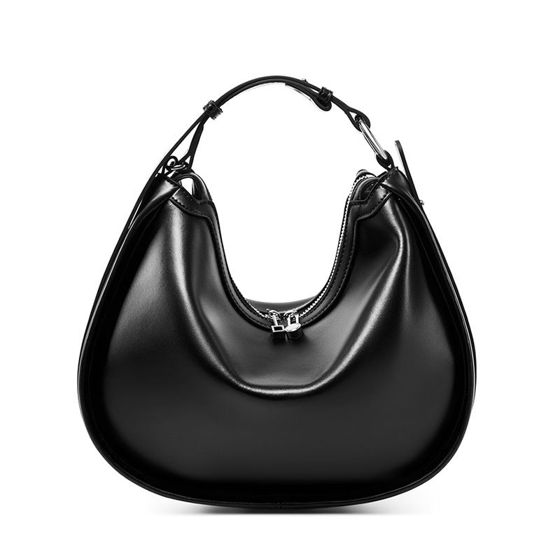 Women's Design Selenodont Genuine Leather Underarm Simple Shoulder Bags
