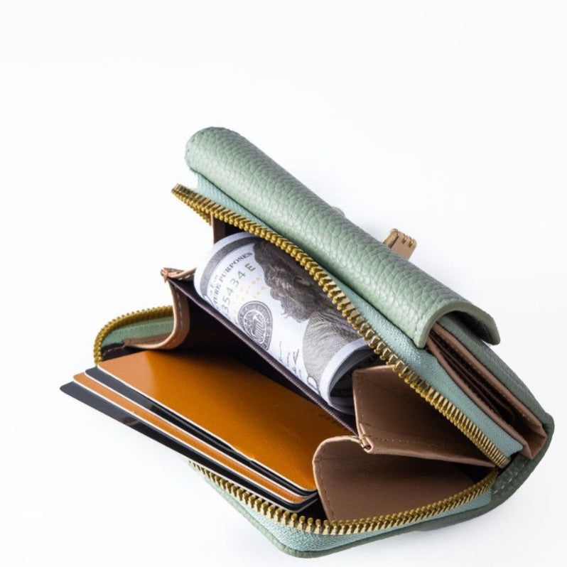 Women's Color For Versatile Premium Large Capacity Multiple Slots Good-looking Ladies Wallet