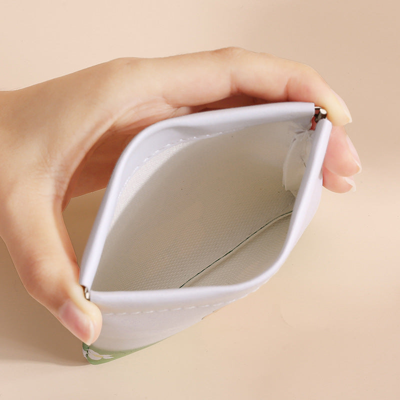 Wind Automatic Closed Shrapnel Portable Storage Purses