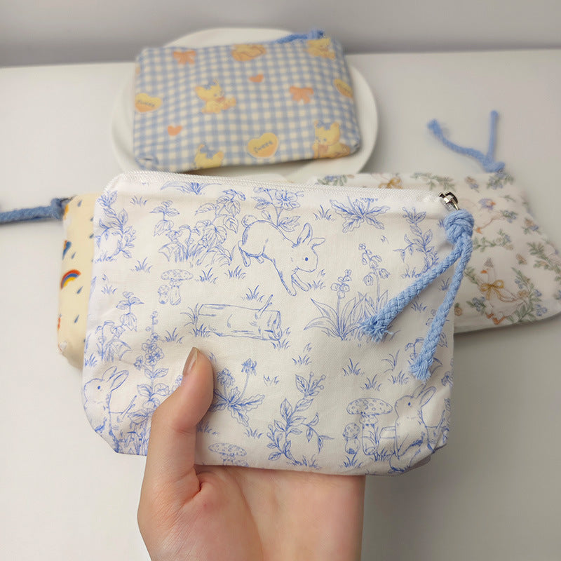 Korean Style Fresh Portable Mini Buggy Cosmetics Cosmetic Bags