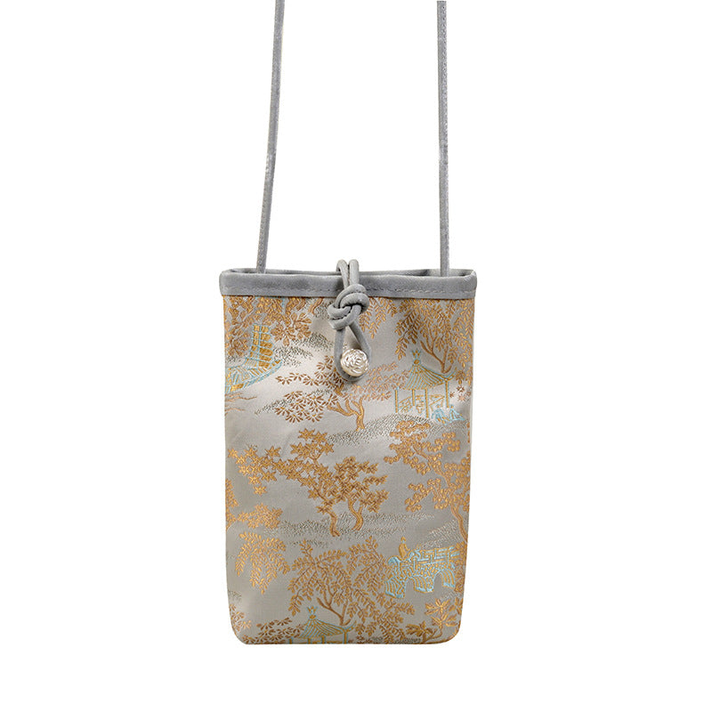 Women's Chinese Style Embroidery Personality Trend Western Printed Women's Shoulder Bag