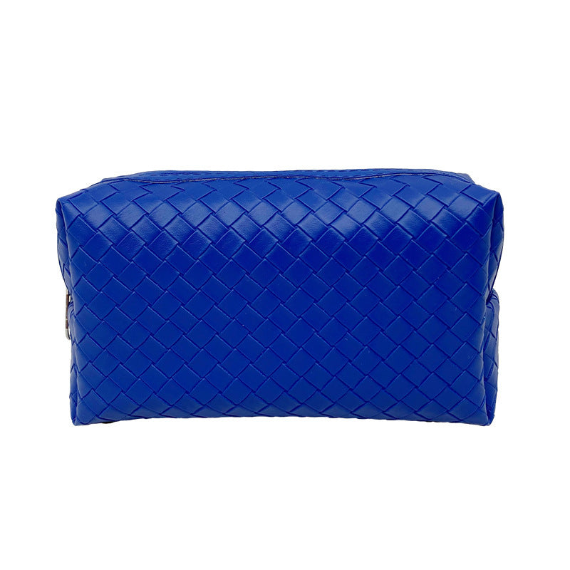 Leather Waterproof Business Trip Large Capacity Portable Brush Makeup Bag