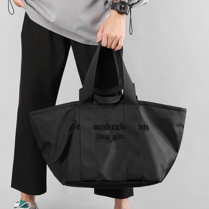 Women's Capacity Fashionable Urban Simple Oxford Cloth Shoulder Bags
