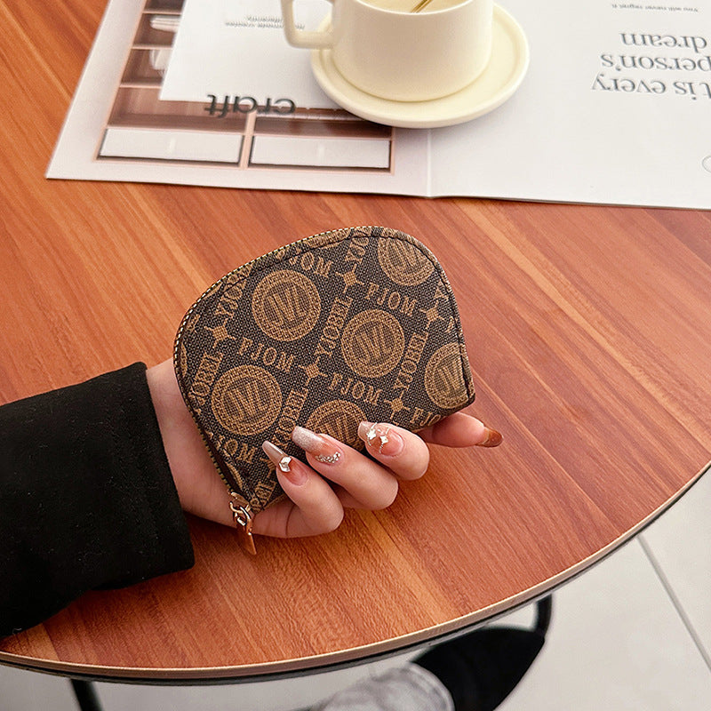 Durable Fashion Texture Semicircle Hand Holding Purses