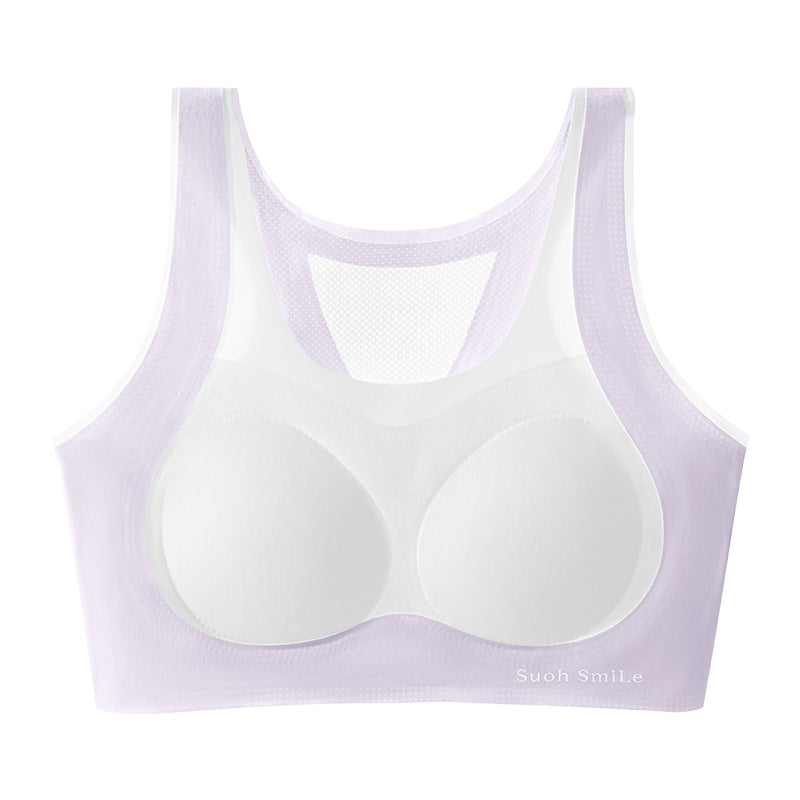 Development Period Traceless Ventilation Vest Shockproof Junior Bras