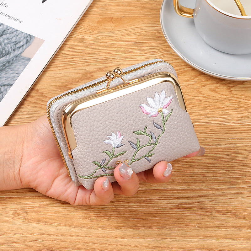 Women's Mini Fashion Large Capacity Expanding Coin Purses