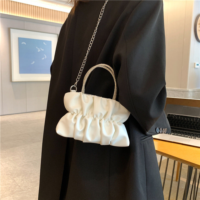 Women's Summer Trendy Party Pleated Cloud Chain Women's Shoulder Bag