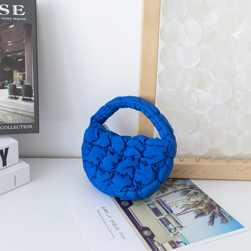 Women's Down Cotton Coat Fashion Mini Dumpling Handbags