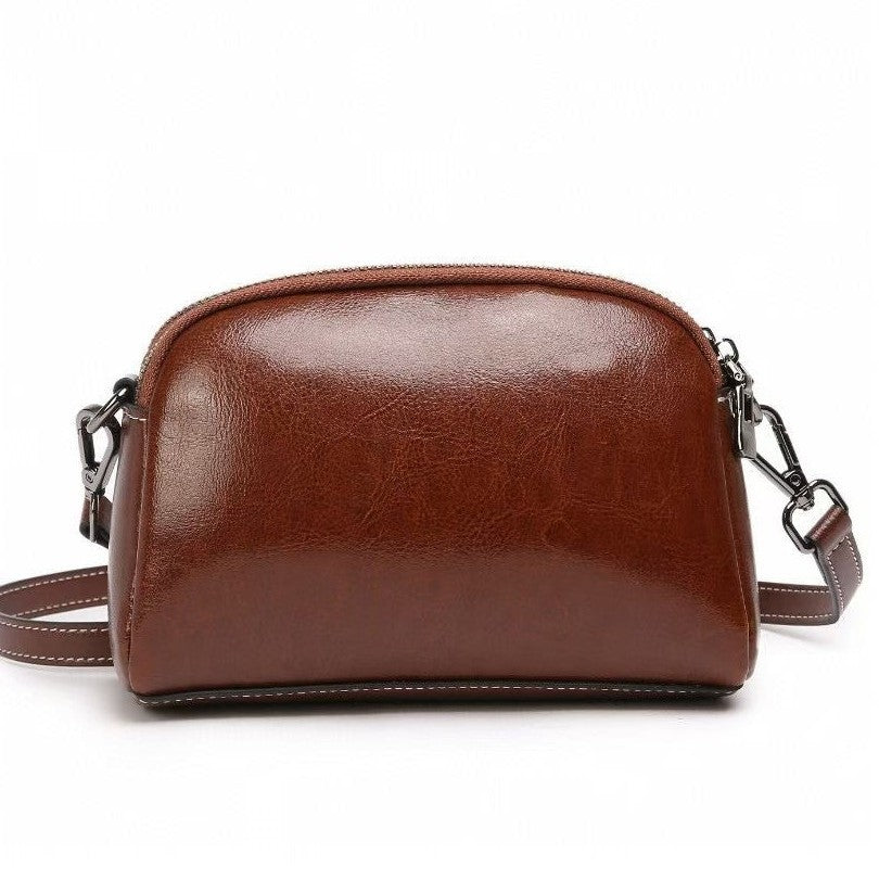 Women's Change Mahjong First Layer Cowhide Single Women's Messenger Bag