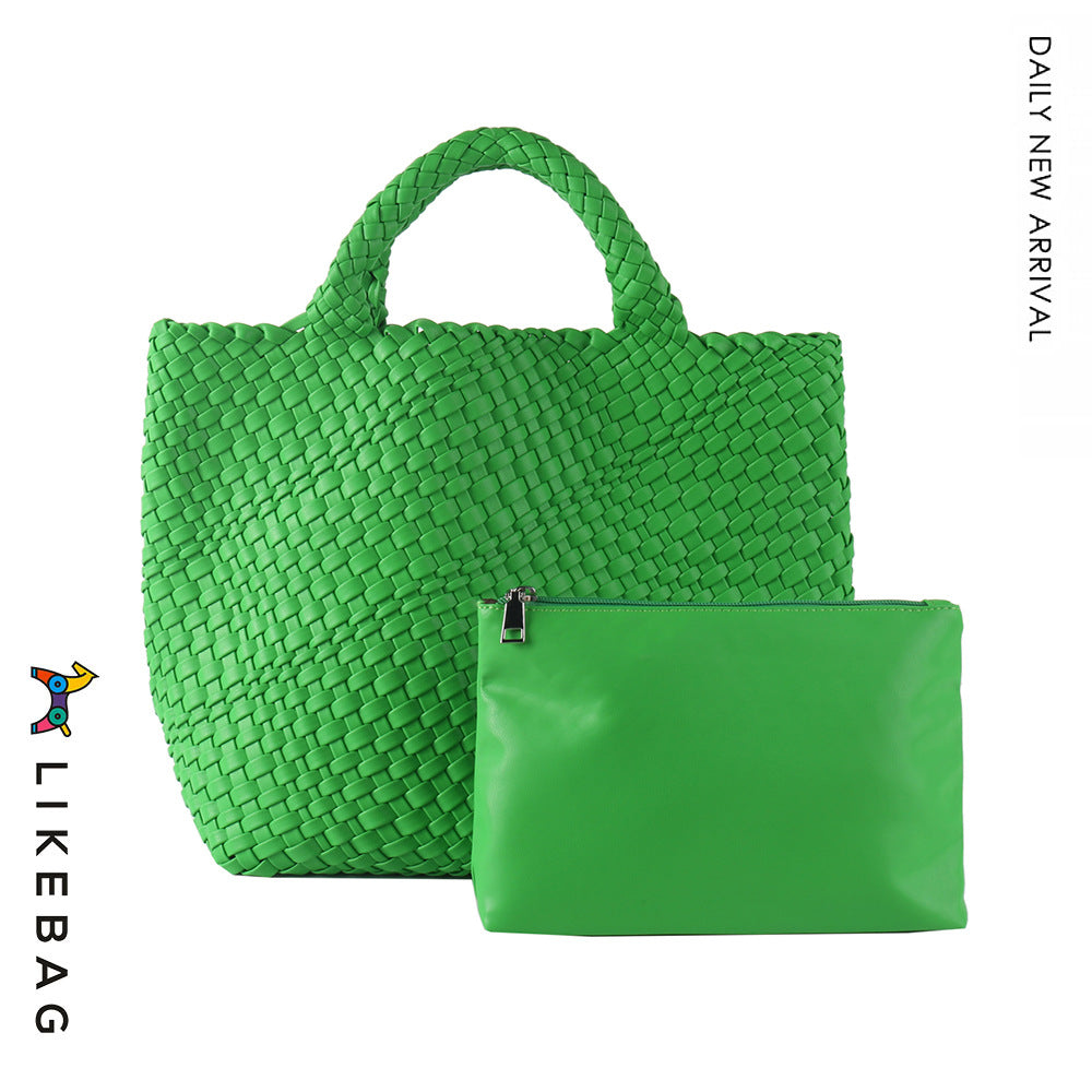 Women's Handmade Woven Fashion Large Capacity Totes Women's Shoulder Bag
