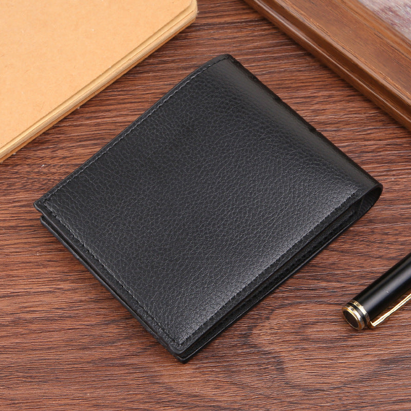 Men's Green Fashion Embossing Horizontal Soft Leather Large Men's Wallets