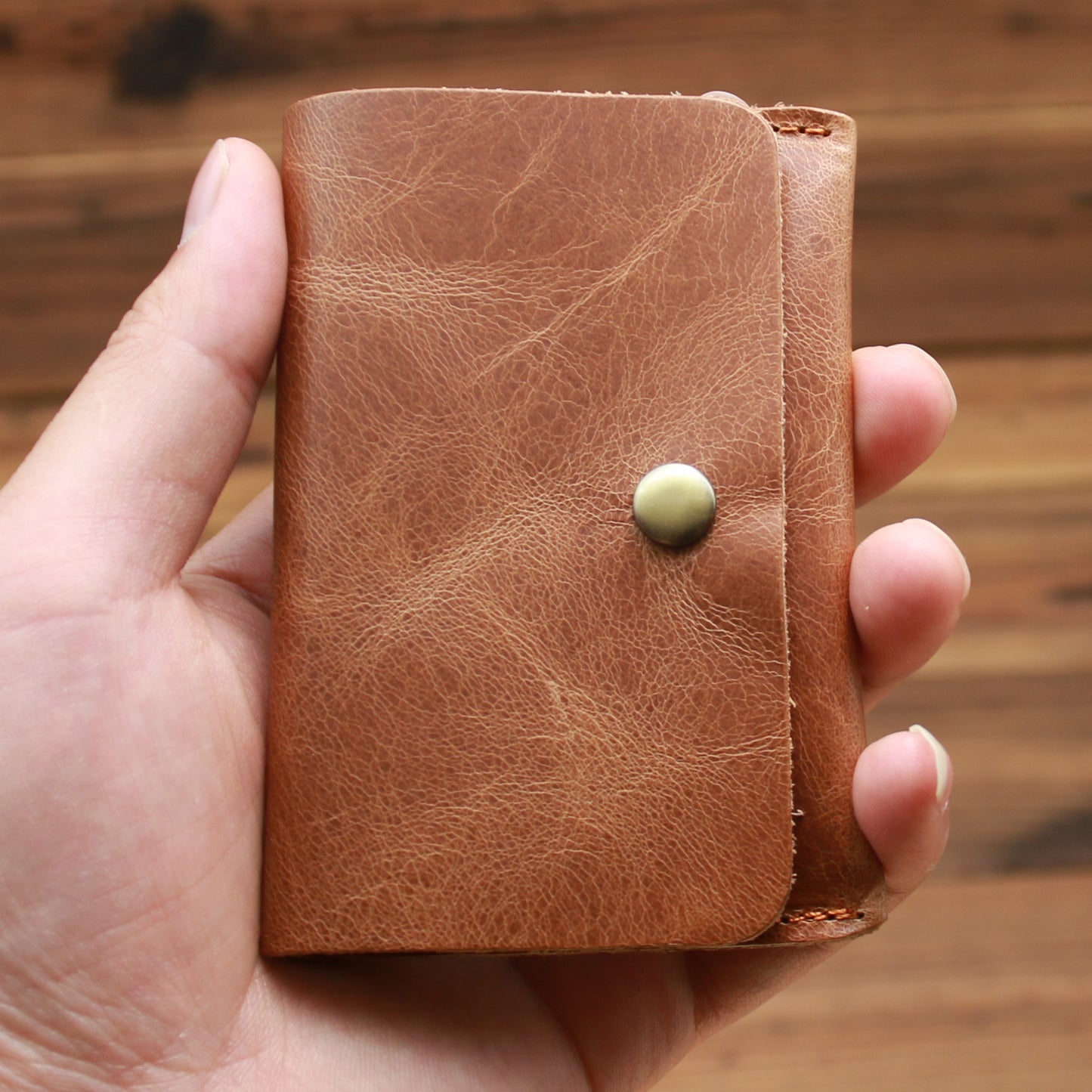 Men's Leather Genuine Simple First Layer Cowhide Card Holder
