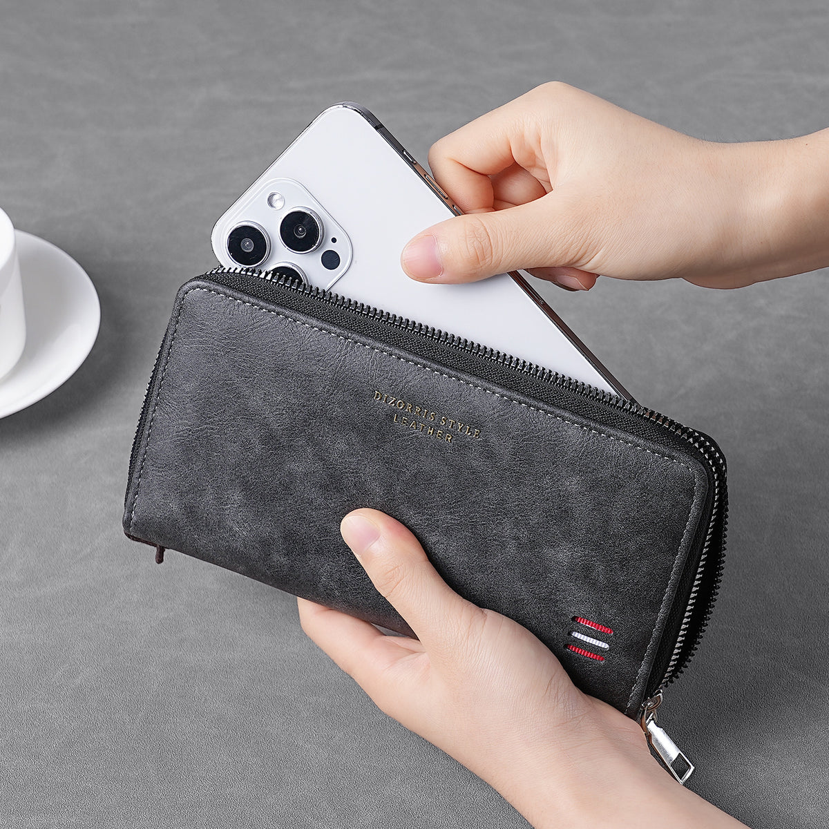 Casual Men's Multiple Slots Long Mobile Men's Wallet