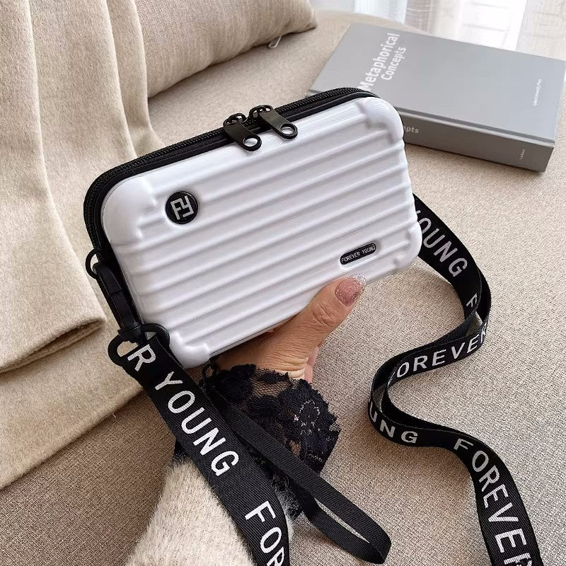 Women's Hard Mini Toiletry Storage Box Dinner Makeup Bag