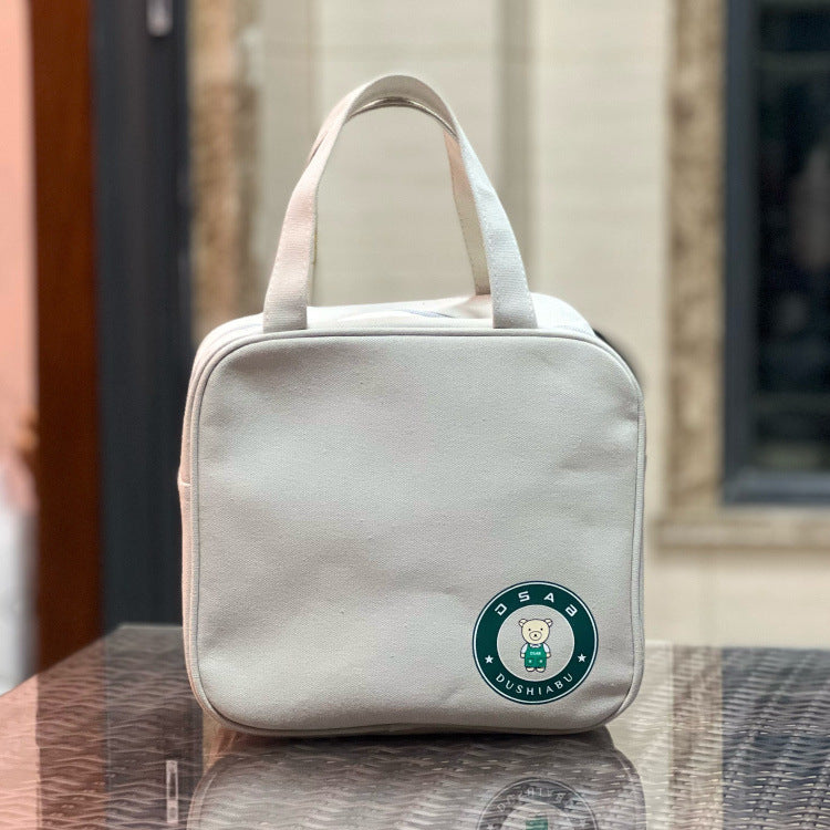 Style Cute Large Capacity Lunch Box Handbags