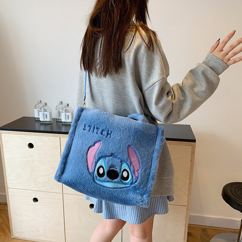 Women's Rabbit Plush Make-up Cute Stitch Doll Women's Messenger Bag