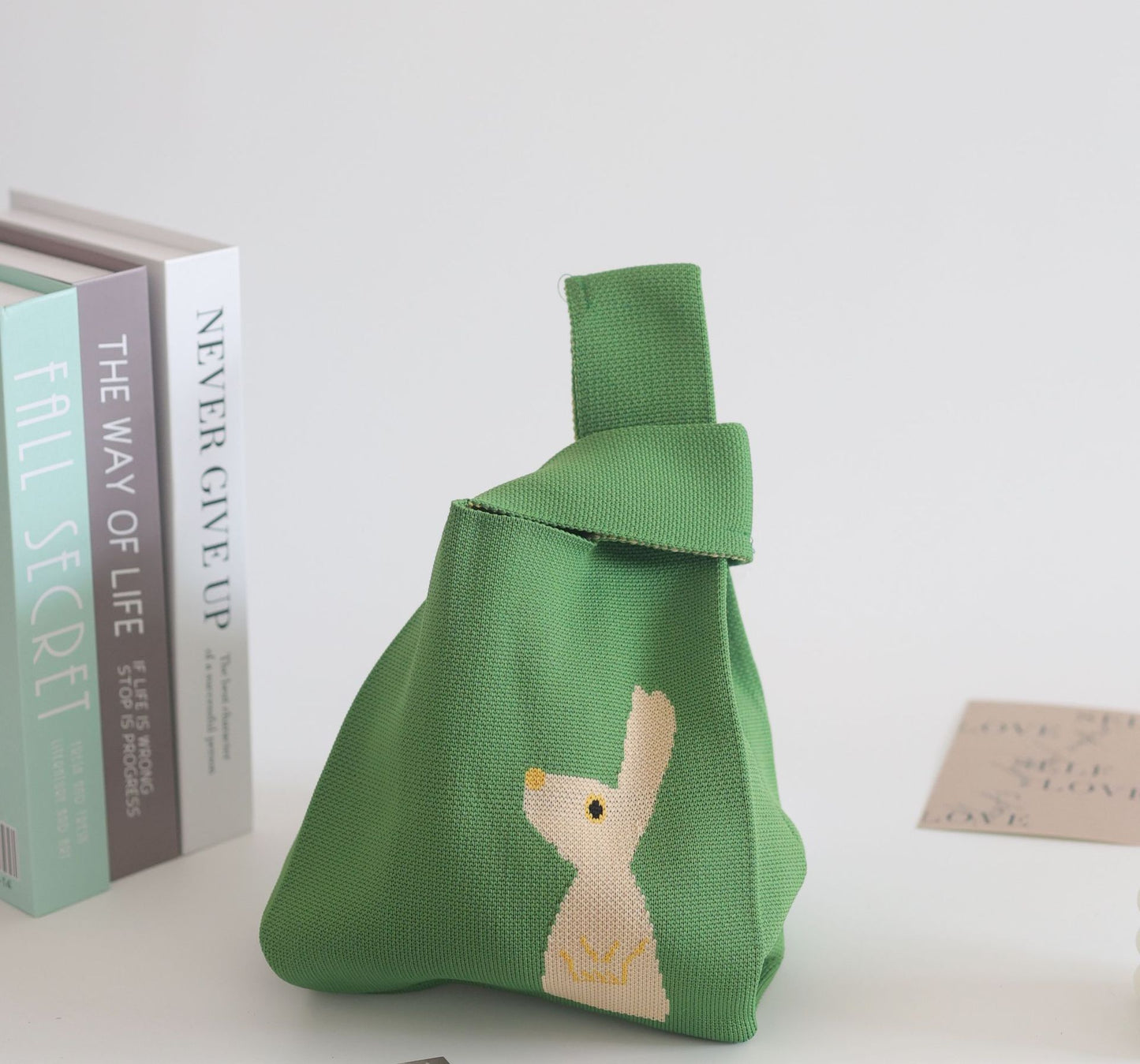 Unique Women's Knitted Woven Vest Simple Handbags