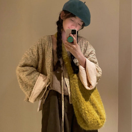 Slouchy Fluffy Soft Glutinous One Versatile Shoulder Bags