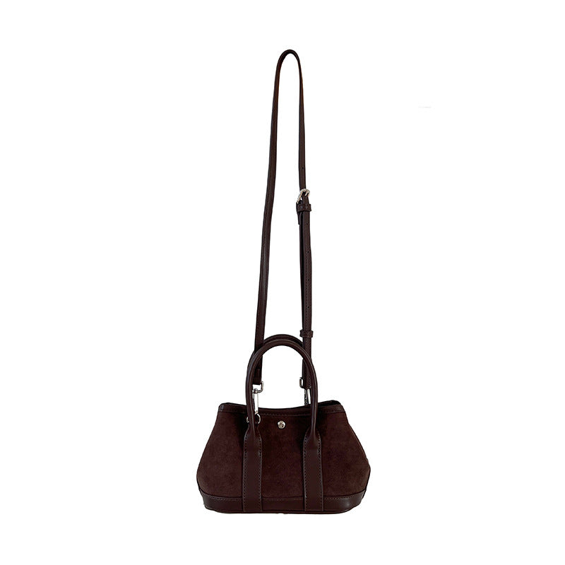 Durable Korean Suede Stitching Portable Design Bags